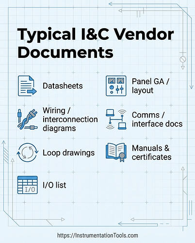Instrument vendor documentation - 3