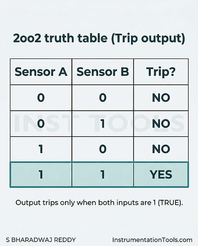 2oo2 voting logic - 4