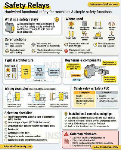 Safety relays
