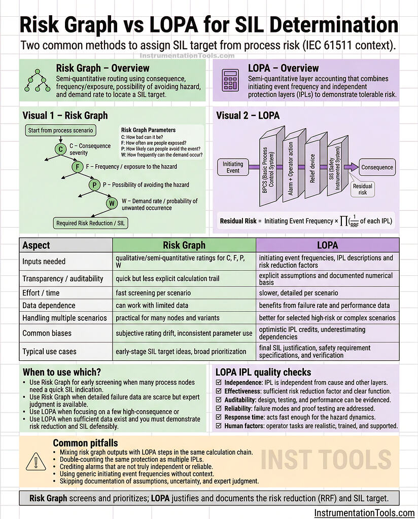 Sil Rashed B Risk graph vs LOPA for SIL determination - SIS - INST TOOLS