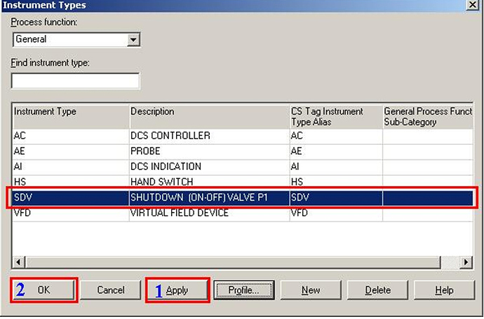 InTools Create Instrument type - 3