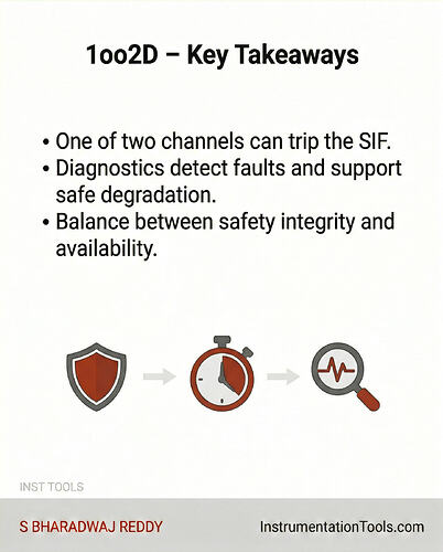 1oo2D (One out of Two with diagnostics) Voting Logic - 9