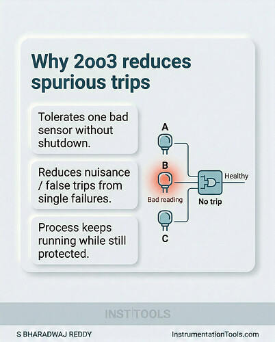 2oo3D (Two out of Three with diagnostics) Voting Logic - 5