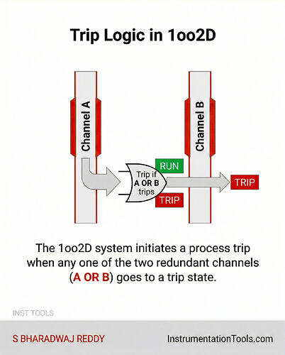1oo2D (One out of Two with diagnostics) Voting Logic - 4