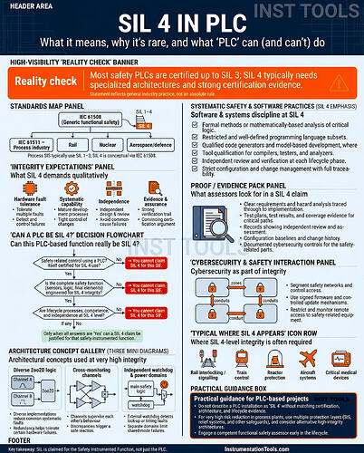 SIL 4 in PLC