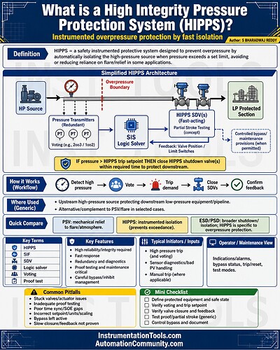 High Integrity Pressure Protection System (HIPPS)