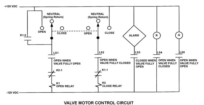 valve motor control circuit -PG-45