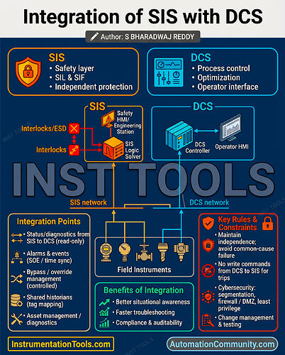 Integration of SIS with DCS