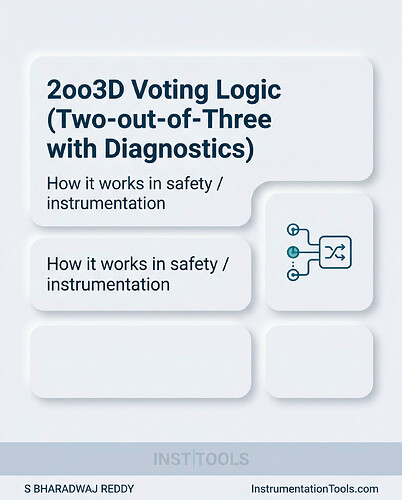 2oo3D (Two out of Three with diagnostics) Voting Logic - 1
