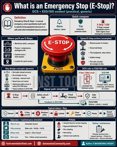 Emergency Stop (E-Stop)