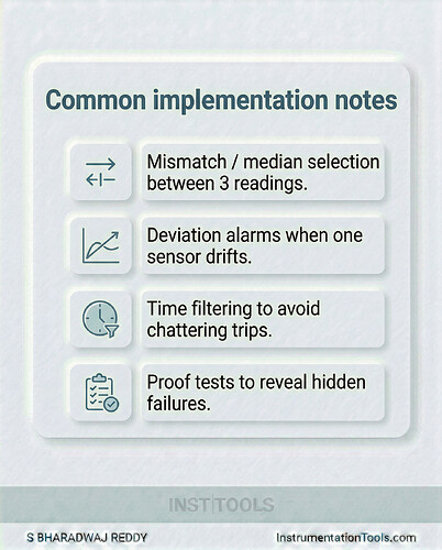 2oo3D (Two out of Three with diagnostics) Voting Logic - 8
