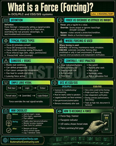 Force - PLC DCS and ESD systems