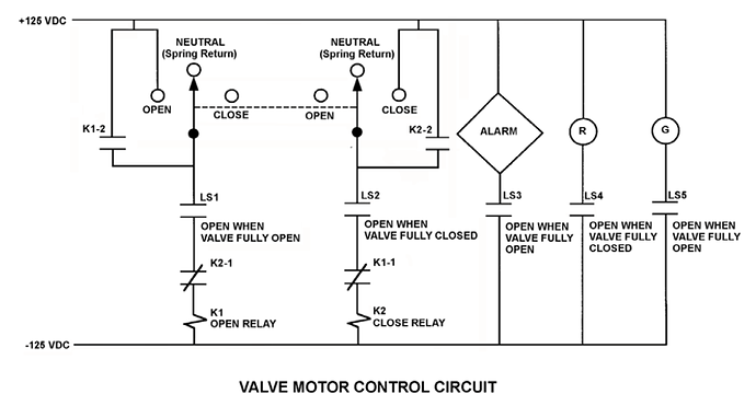 valve motor control circuit -PG-39