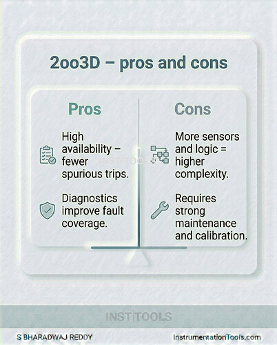 2oo3D (Two out of Three with diagnostics) Voting Logic - 9