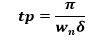 temporal response in continuous time control systems