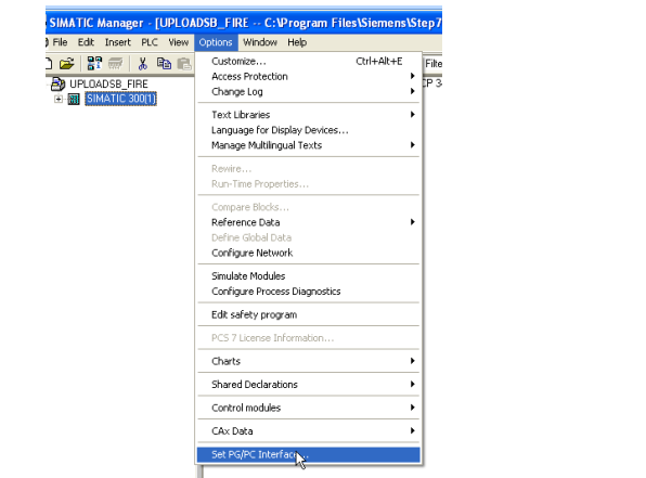 Make SET PG PC settings