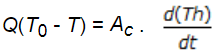 Temperature of water tank with time-4